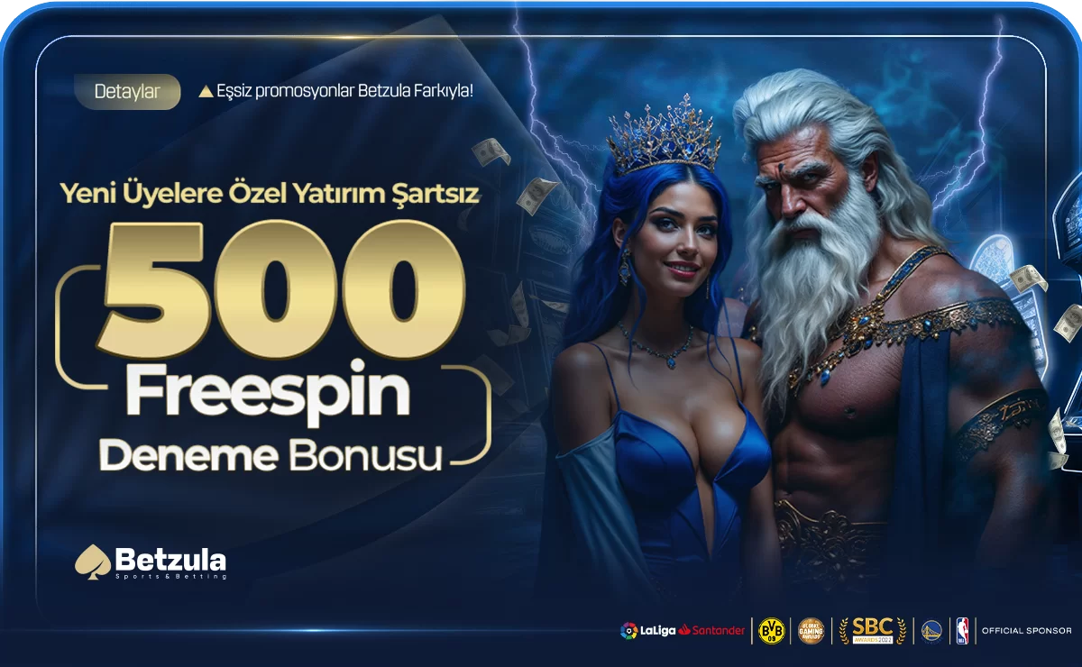 Betzula 500 FREESPİN DENEME BONUSU