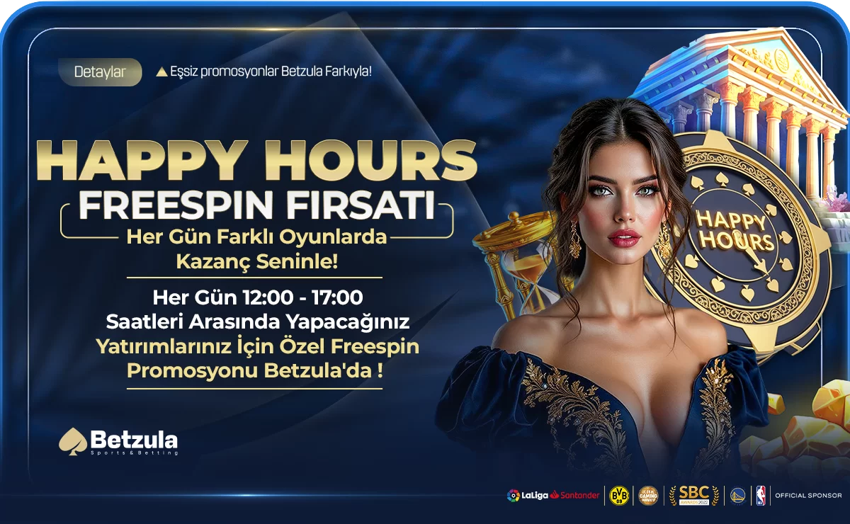 Betzula HAPPY HOURS FREESPİN FIRSATI!